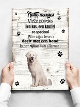 Wandbord hond: Tatrahond - 30 x 42 cm