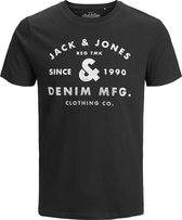 JACK&JONES JJEJEANS TEE SS CREW NECK NOOS 2021 - Bla - Mannen - Maat XL