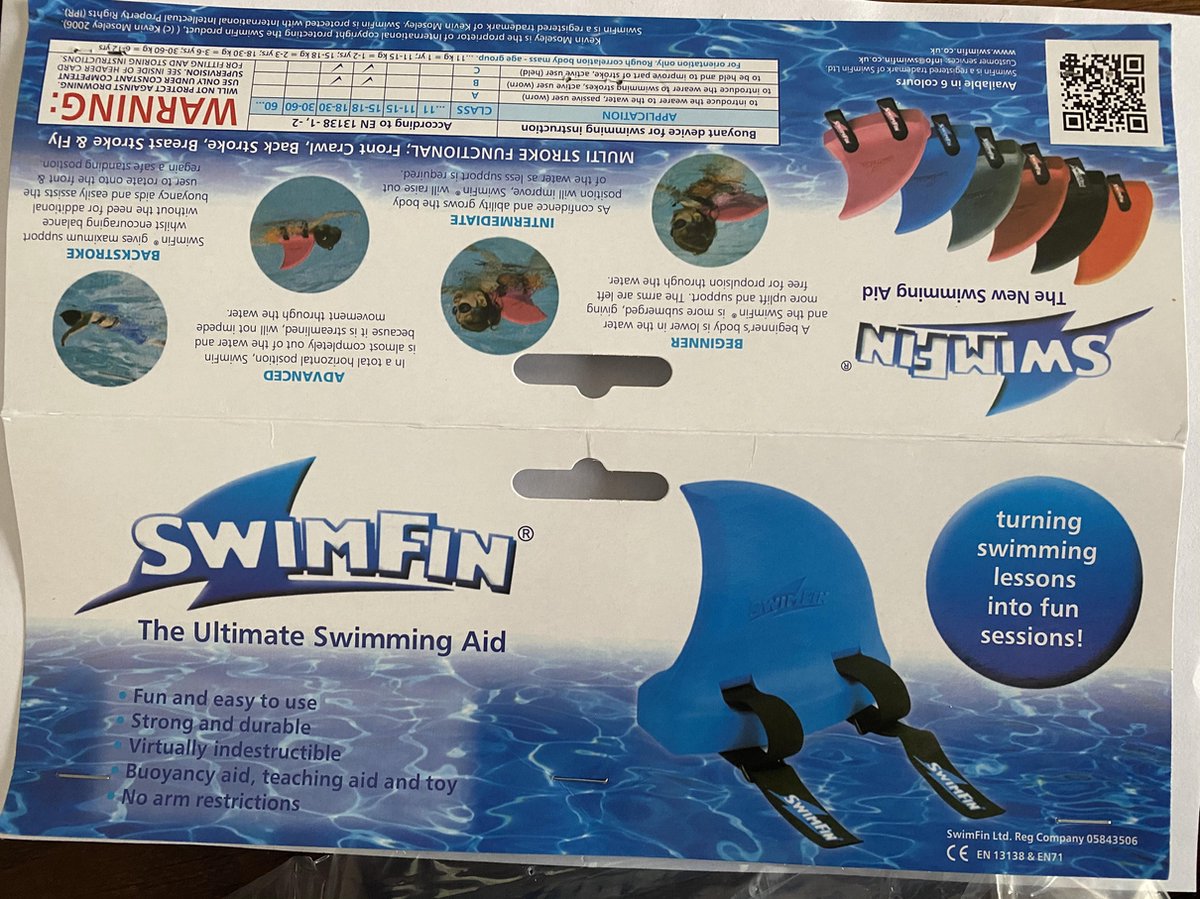 SwimFin zwemgordel - Zwart |