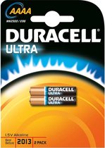 Duracell Ultra Power Alkaline AAAA/MX2500 - 2 stuks