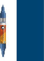 Molotow ONE4ALL - Petrol Blauw Acrylic Twin 1,5 – 4 mm Marker