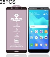 Voor Huawei Y5 (2018) 25 PCS 9H HD High Alumina Full Screen Tempered Glass Film