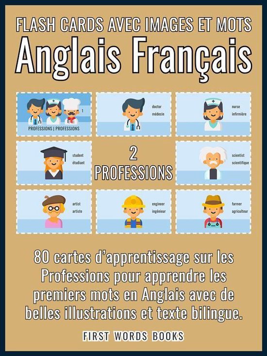 First Words In English (Anglais Français) 2 - 2 - Professio ... - cover
