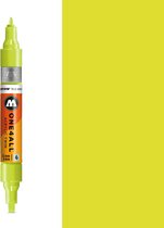 Molotow ONE4ALL - Gifgroene Acrylic Twin 1,5 – 4 mm Marker