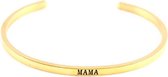 MRLK® Mama bangle armband Gold - moeder armband - mama sieraad - cadeau mama - geschenk voor moeder - moederdag cadeau