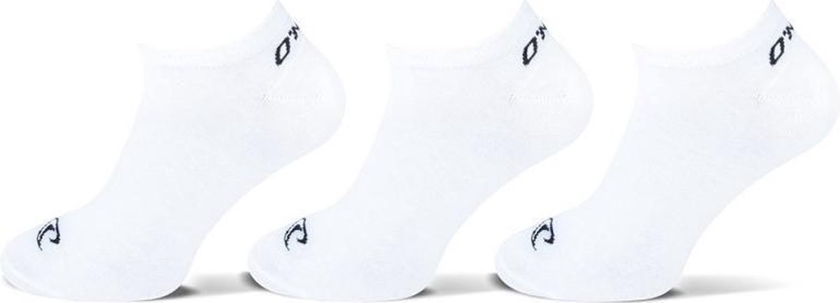 O'Neill unisex 3P sneakersokken wit