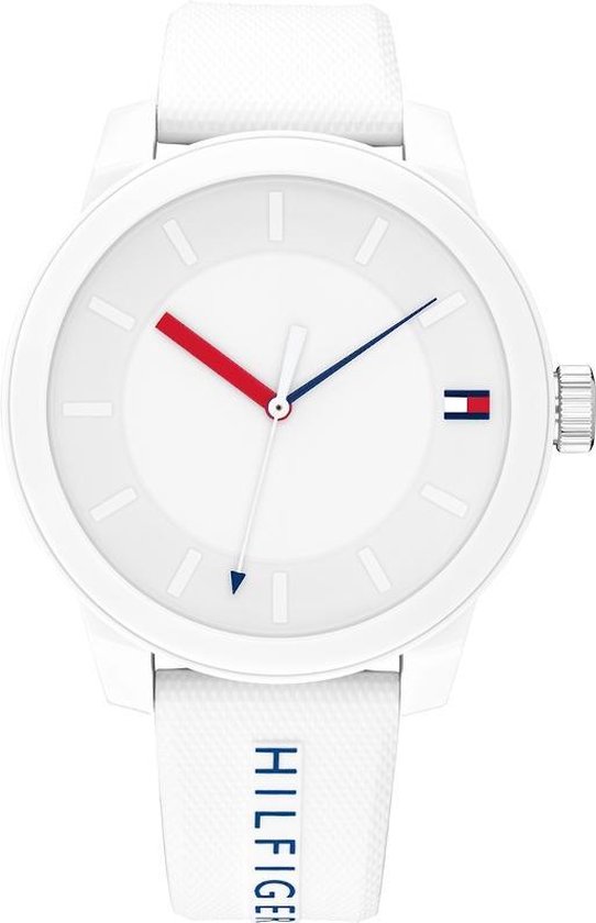 Tommy Hilfiger Denim Horloge in het Wit Dames Accessoires voor voor heren Horloges voor heren 