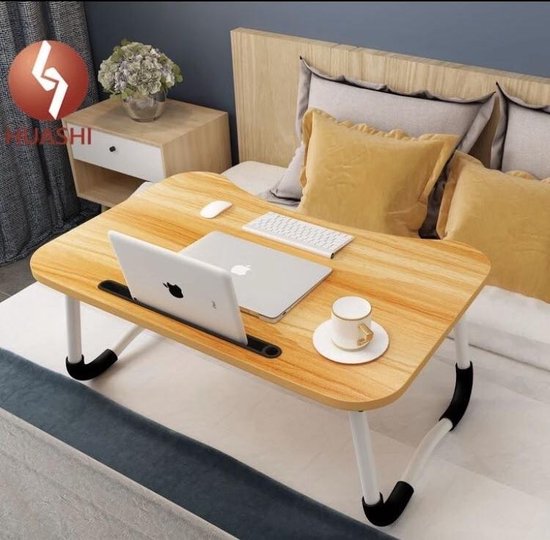 Laptoptafel - Bed tafel - Laptop standaard - ontbijttafel - inklapbare  tafel | bol.com