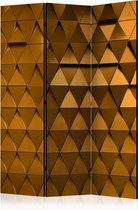 Kamerscherm - Scheidingswand - Vouwscherm - Golden Armour [Room Dividers] 135x172 - Artgeist Vouwscherm