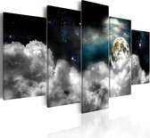 Schilderijen Op Canvas - Schilderij - Magic Night II 100x50 - Artgeist Schilderij