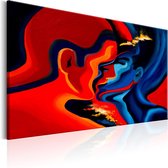 Schilderijen Op Canvas - Schilderij - Cosmic Kiss 120x80 - Artgeist Schilderij