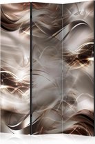 Kamerscherm - Scheidingswand - Vouwscherm - Umber Waves [Room Dividers] 135x172 - Artgeist Vouwscherm