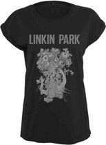 Urban Classics Linkin Park Dames Tshirt -XS- Linkin Park Eye Guts Zwart