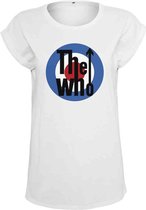 Urban Classics Dames Tshirt -XS- The Who Classic Target Wit