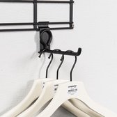 Compactor Enkele Ophanghaak Lang Walltech 16,5cm Staal Zwart