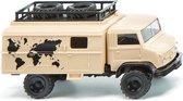 Wiking Miniatuurcamper Unimog S 404 Die-cast Zink 1:87 Beige