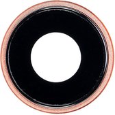 Iphone XR - Camera lens met frame - Roze