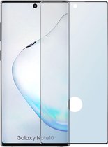 Galaxy Note 10 - Full Cover - Screenprotector - Zwart - Inclusief 1 extra screenprotector