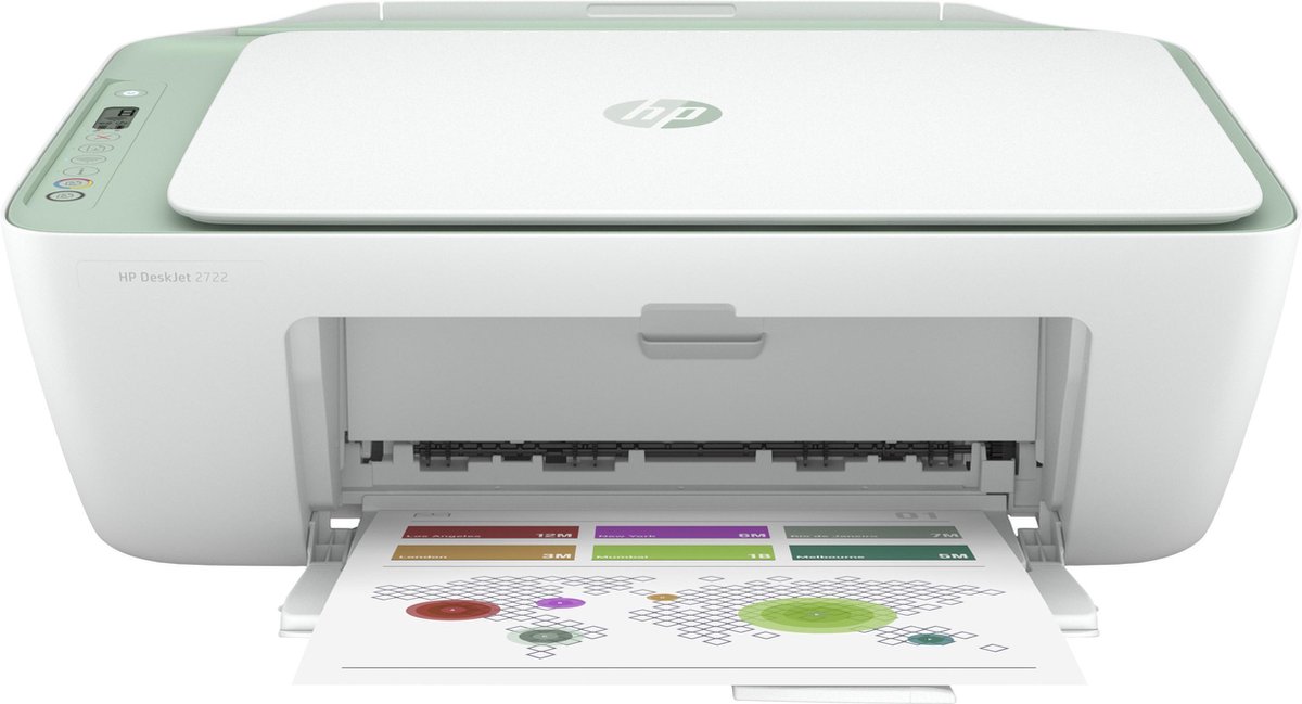 HP DeskJet 2722 All-in-One printer, Kleur, Printer voor Home, Printen,  kopiëren,... | bol.com