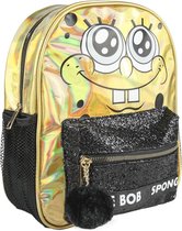 Nickelodeon - Spongebob - Rugzak meisje - Goud - Hoogte 30cm