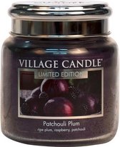 Village Candle Medium Jar Geurkaars - Patchouli Plum