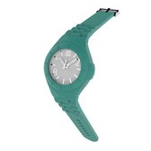 TOO LATE - siliconen horloge - MASH UP LORD REG - Ø 40 mm - emerald green