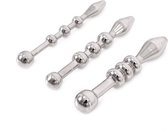 Urethral Trainer Kit 3 Solid Beads Penisplugs | Kiotos Steel