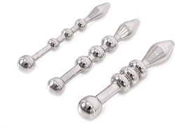Kiotos - Penis Plug - Urethral Trainer Kit 3 Solid Beads - Penis plugs