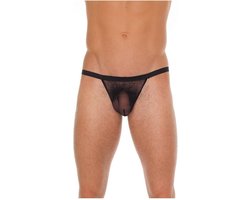 Amorable - Zwarte Transparante Herenstring