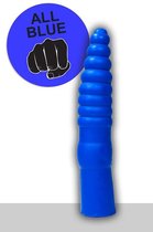 All Blue Anaal Dildo 33 x 6 cm - blauw