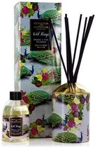 Ashleigh & Burwood Exclusieve geurstokjes | reed diffuser Wild Things "Shake a tail feather" - mimosa roos amber