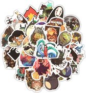 Hayao Miyazaki Anime stickers met My neighbour Totoro en Spirited away thema