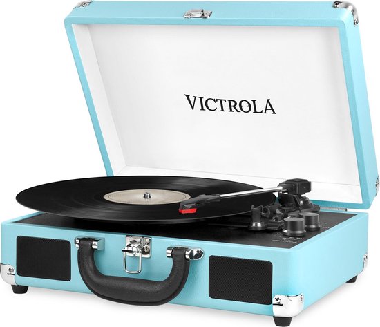 Victrola VSC-550BT-TRQ Tourne-disque entraîné par courroie Turquoise |  bol.com