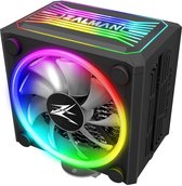 Zalman CNPS16X BLACK, Dedicated spectrum RGB cover and fans / 120mm addressable RGB fans x 2 / Compatible with Z.SYNC for RGB control / 4 heatpipes / Advanced FDB bearing / STC8 thermal compound included / TDP 150