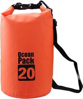 Doodadeals® Ocean Pack 20 liter | Drybag | Outdoor Plunjezak | Waterdichte zak | Oranje