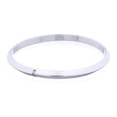 Joy|S - Zilveren bangle armband angular (hoekig) 5 x 64 mm
