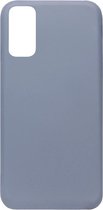 ADEL Premium Siliconen Back Cover Softcase Hoesje Geschikt voor Samsung Galaxy S20 Plus - Lavendel Blauw Paars