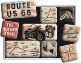 Magneet Set Route 66 Bike Map