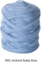 XXL wol, Merino Lontwol  2 kg babyblue