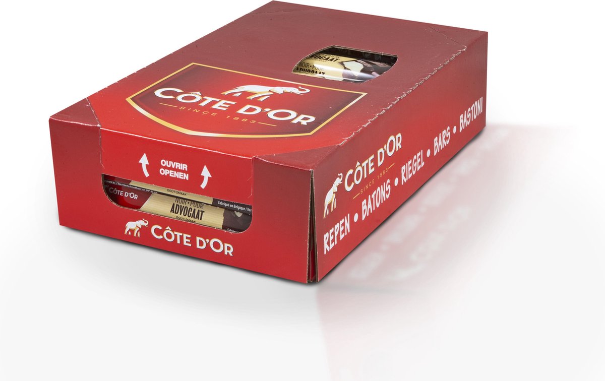 Côte d'Or Chocolade Reep Puur Advocaat 48g 32 stuks bol