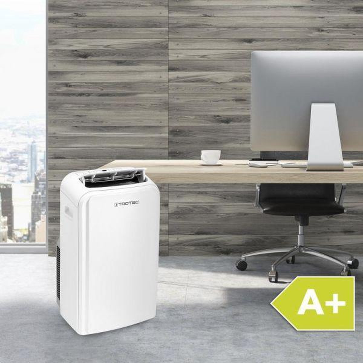 Mobiele airconditioner energiezuinig A+ | TROTEC PAC 3000 X | koelventilator, luchtontvochtiger, timer, propaan - Afbeelding 5
