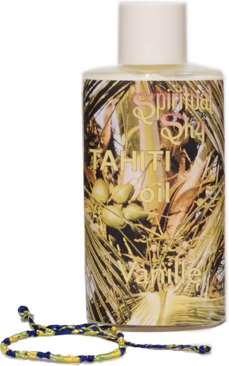 Tahiti olie - Kokos - Vanille - Haar lotion - Massage olie - Zonneolie - 125 ml