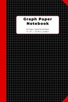 Graph Paper Notebook: Grid Paper Notebook (Black)