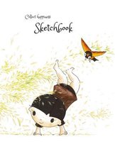 Collect happiness sketchbook (Hand drawn illustration cover vol .17 )(8.5*11) (100 pages) for Drawing, Writing, Painting, Sketching or Doodling