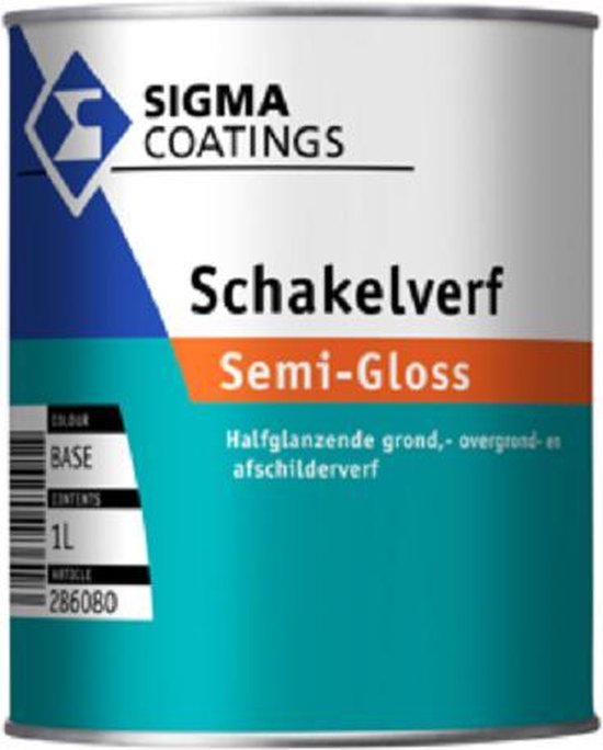 Afbeelding van Sigma Schakelverf Semi-Gloss 2,5 liter RAL 9010