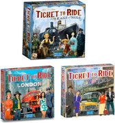 Ticket to Ride Spellenbundel Rails and Sails & London & New York