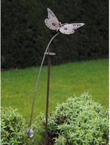 Tuinsteker - Balans vlinder - 120 cm hoog