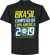Brasil Campeao 2019 T-Shirt - Zwart - XXL