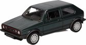 Welly Schaalmodel Vw Golf 1 Gti Pull-back 12 Cm Groen