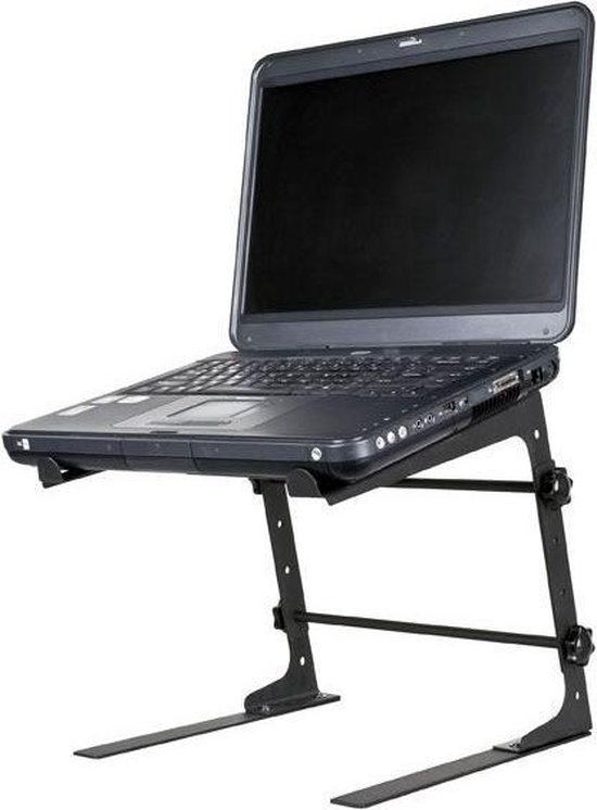 OptiGoods Laptop stand - Verstelbare notebook statief - laptop statief met  klem -... | bol.com